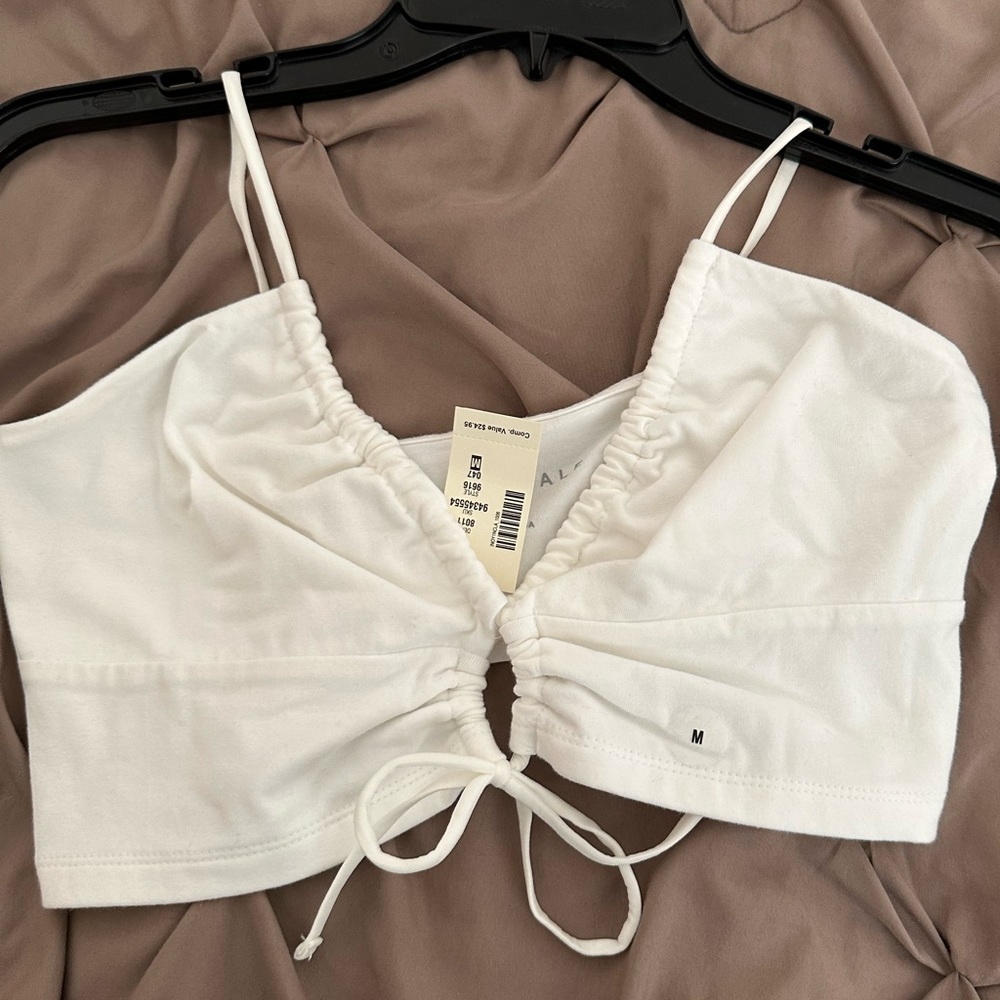 aeropostale white crop top